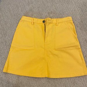 Lucy & Yak US 8 Yellow Skirt